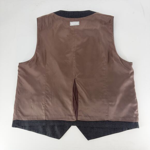 Brunello Cucinelli Tailored Waistcoat Suit Vest Mens size 46 (56 EUR) - Picture 10 of 14